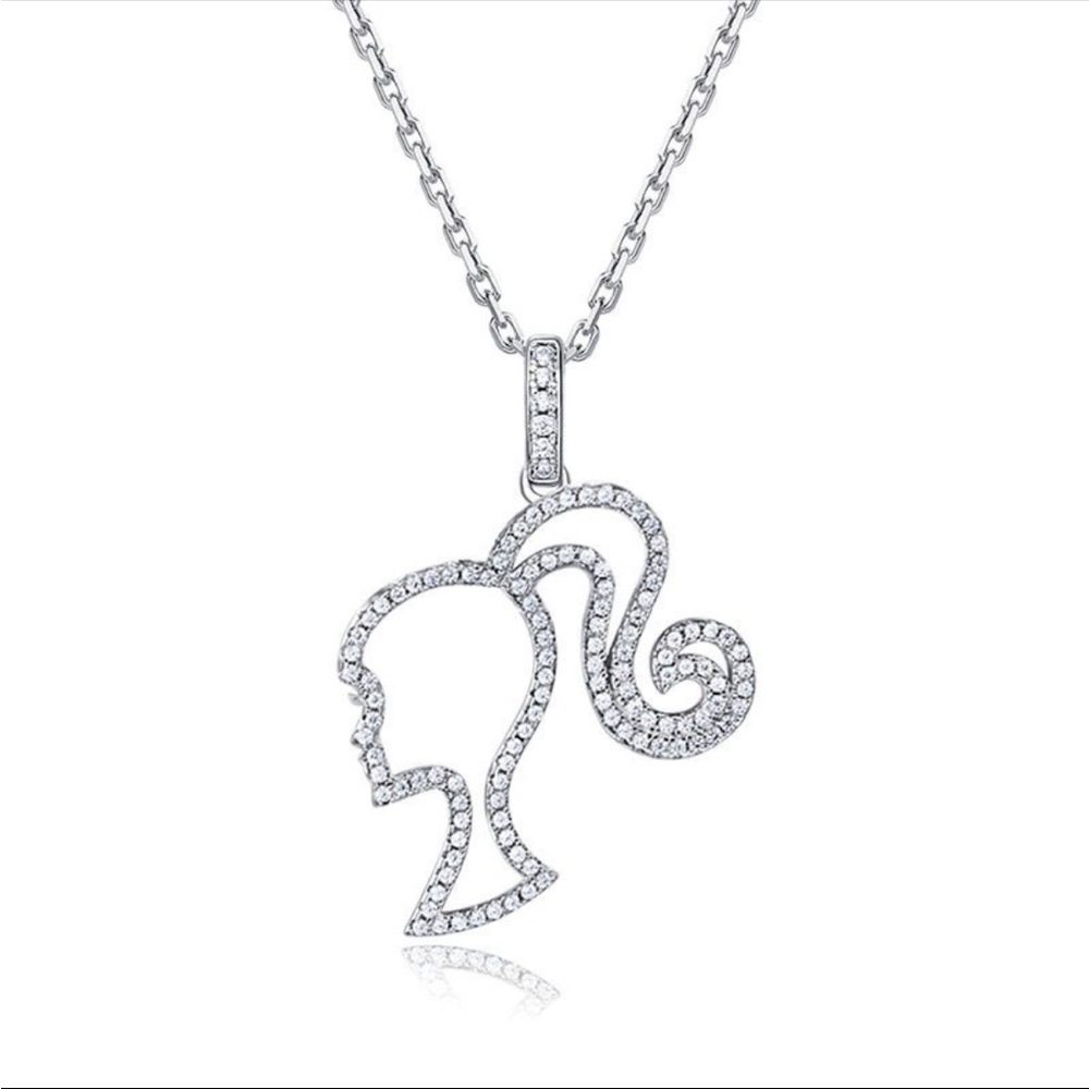 Barbie Silhouette Necklace
